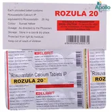 Rozula 20 mg Tablet 15's, Pack of 15 TabletS