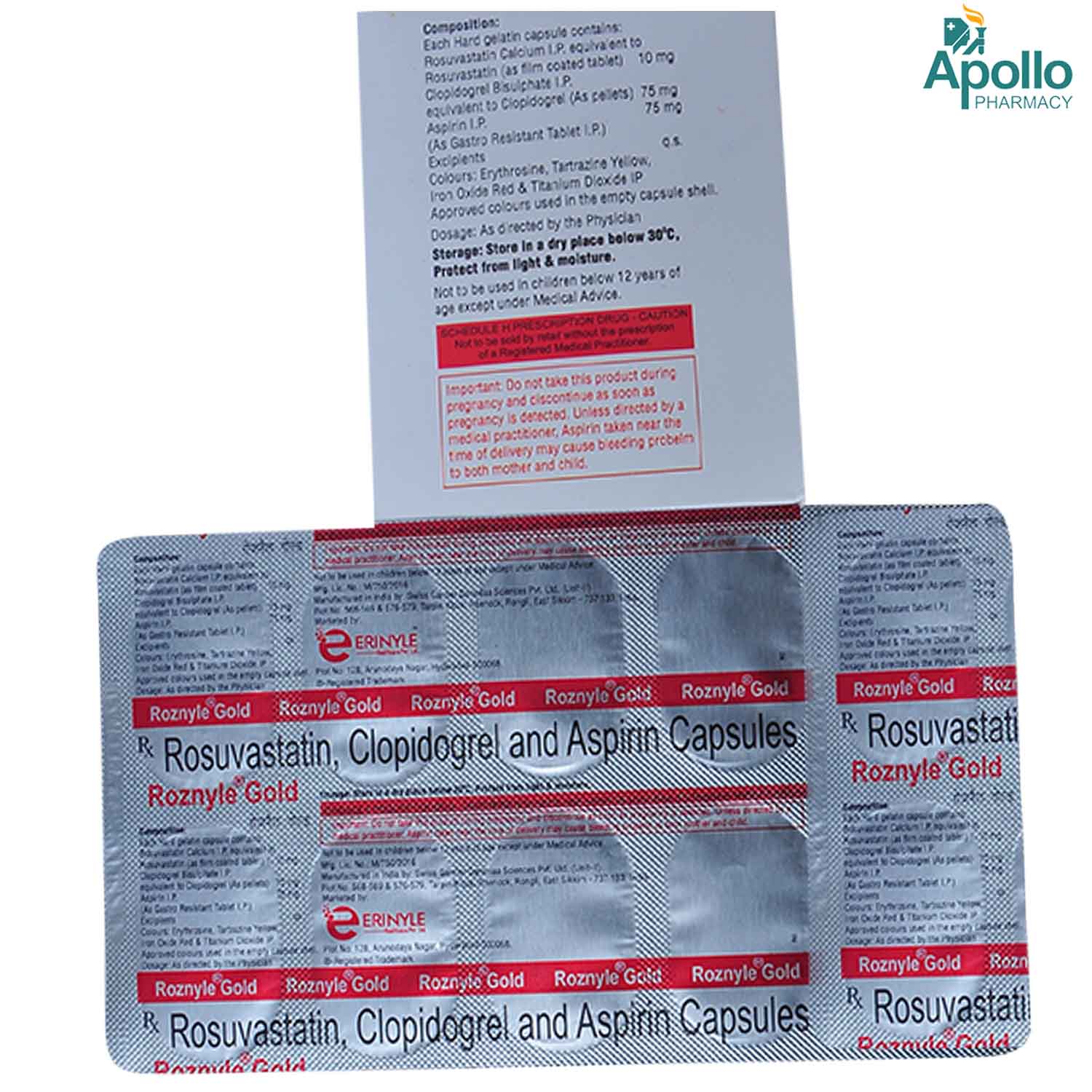 Roznyle Gold Capsule 10's, Pack of 10 CapsuleS Roznyle Gold Capsule 10's, Pack of 10 CapsuleS