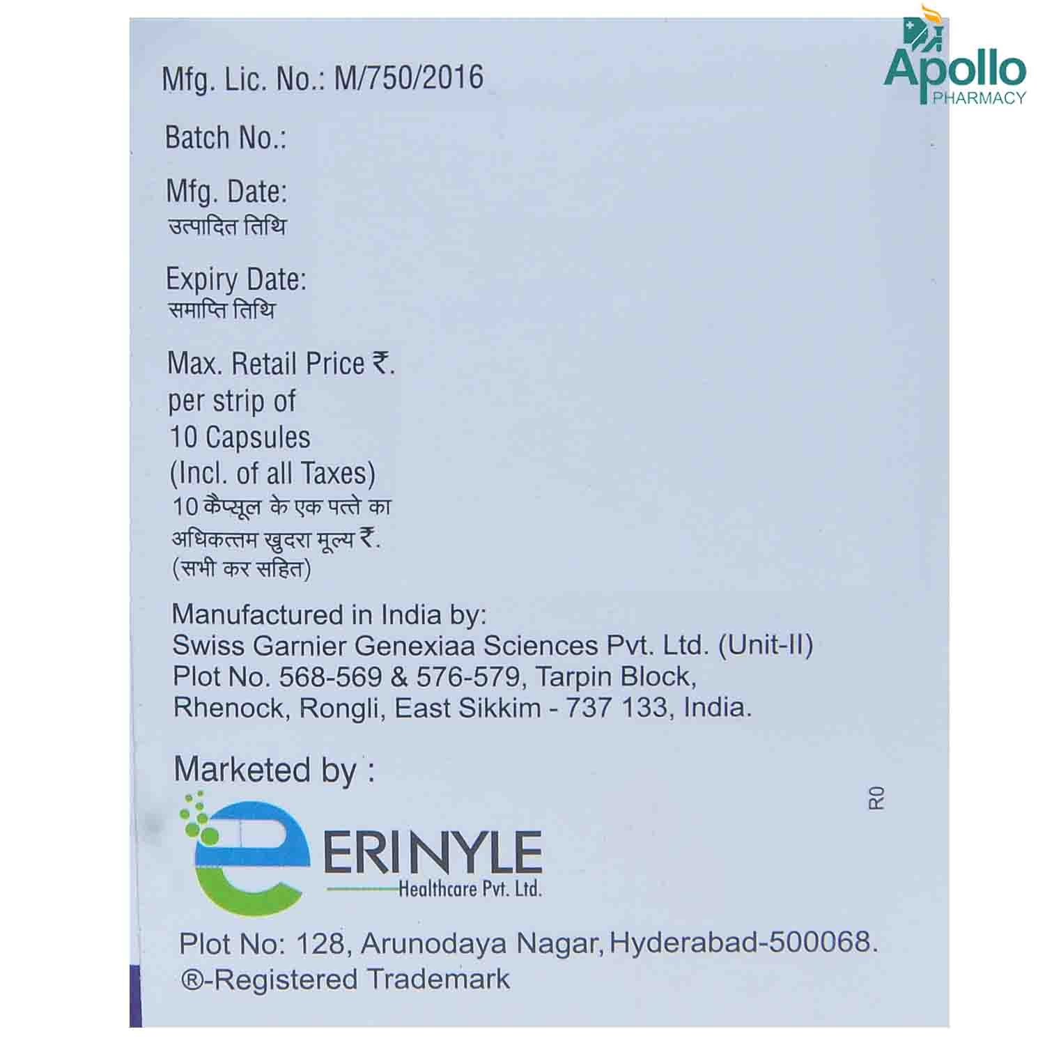 Roznyle Gold Capsule 10's, Pack of 10 CapsuleS Roznyle Gold Capsule 10's, Pack of 10 CapsuleS