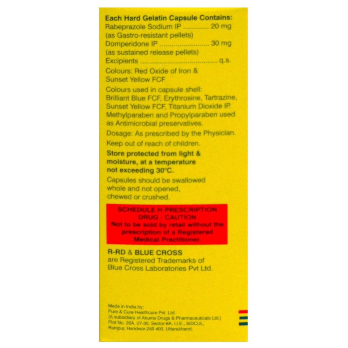 R-RD Capsule 15's, Pack of 15 R-RD Capsule 15's, Pack of 15