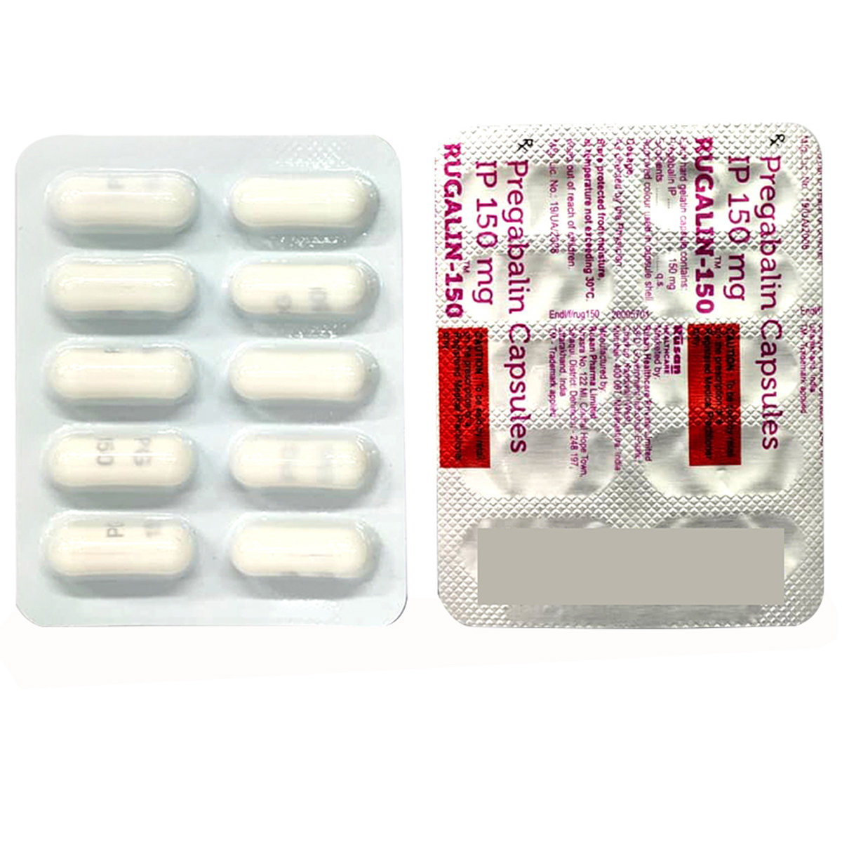 Rugalin 150 mg Tablet 10's, Pack of 10 Rugalin 150 mg Tablet 10's, Pack of 10