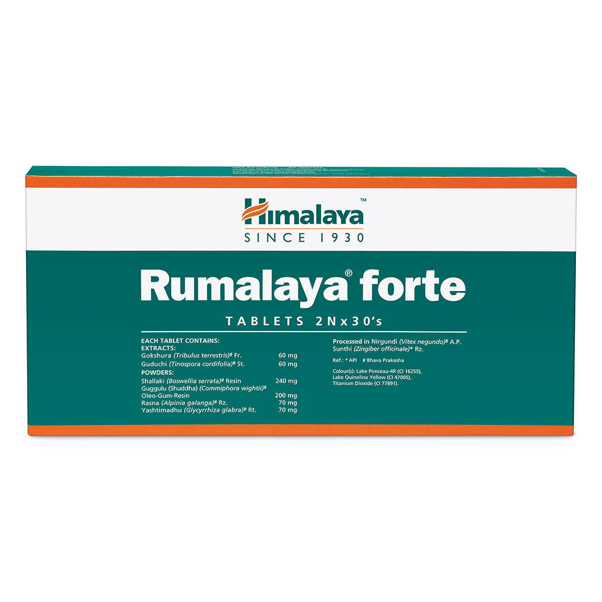 Himalaya Rumalaya Forte, 30 Tablets, Pack of 1 Himalaya Rumalaya Forte, 30 Tablets, Pack of 1