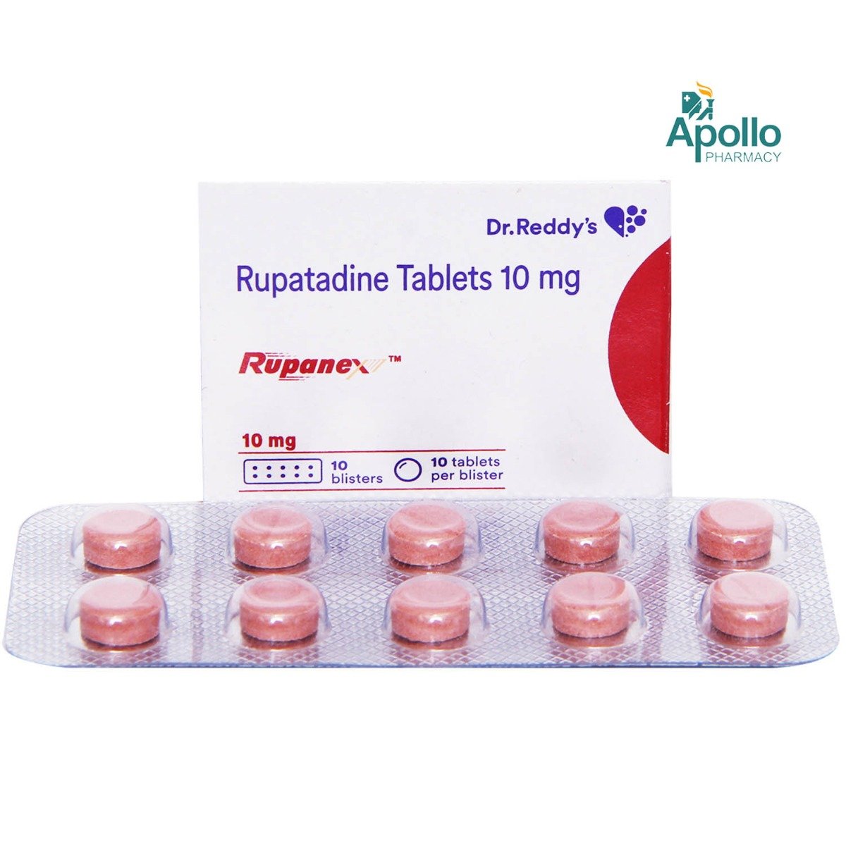 Rupanex Tablet 10's, Pack of 10 TABLETS Rupanex Tablet 10's, Pack of 10 TABLETS