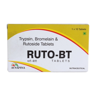 Ruto-Bt Tablet 10'S, Pack of 10 TabletS