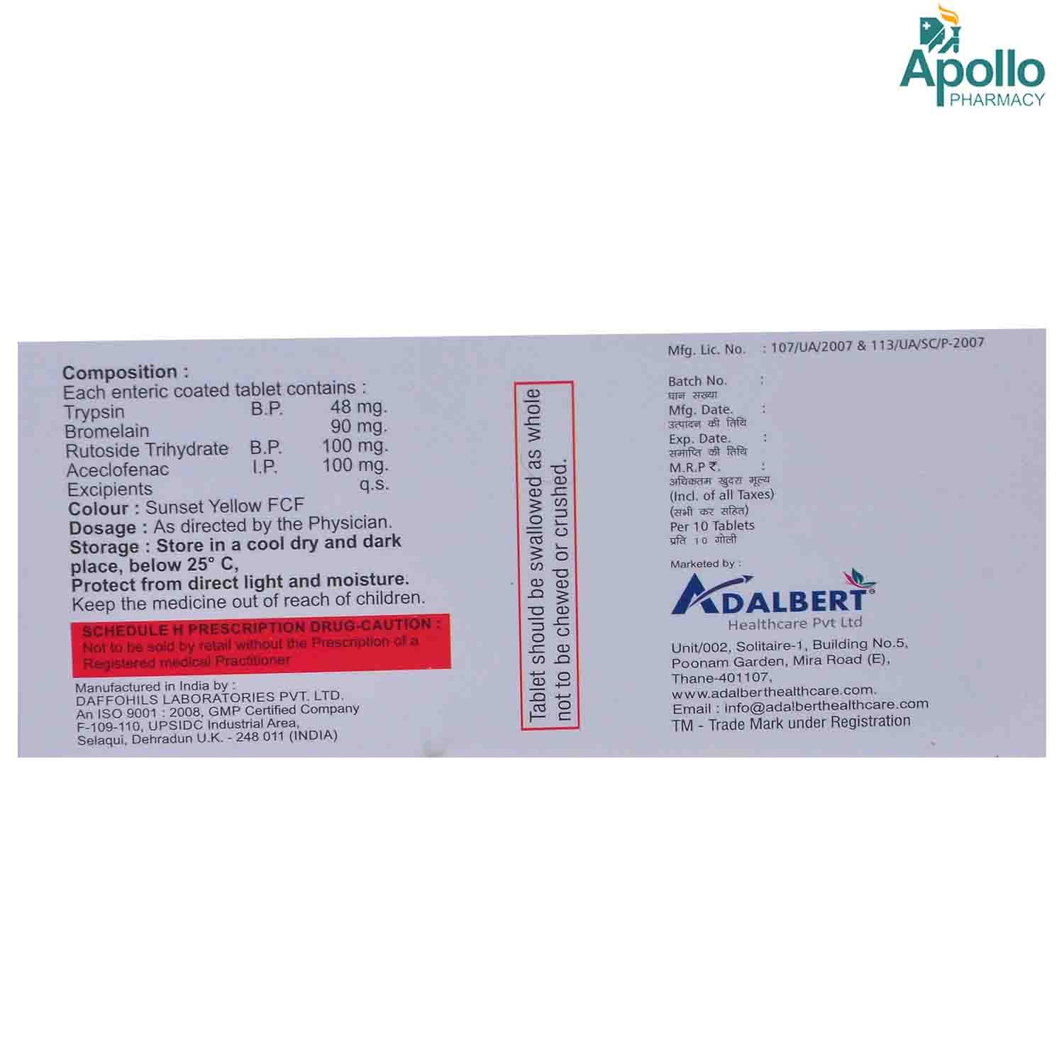 RUTOSAFE TABLET 10'S, Pack of 10 RUTOSAFE TABLET 10'S, Pack of 10