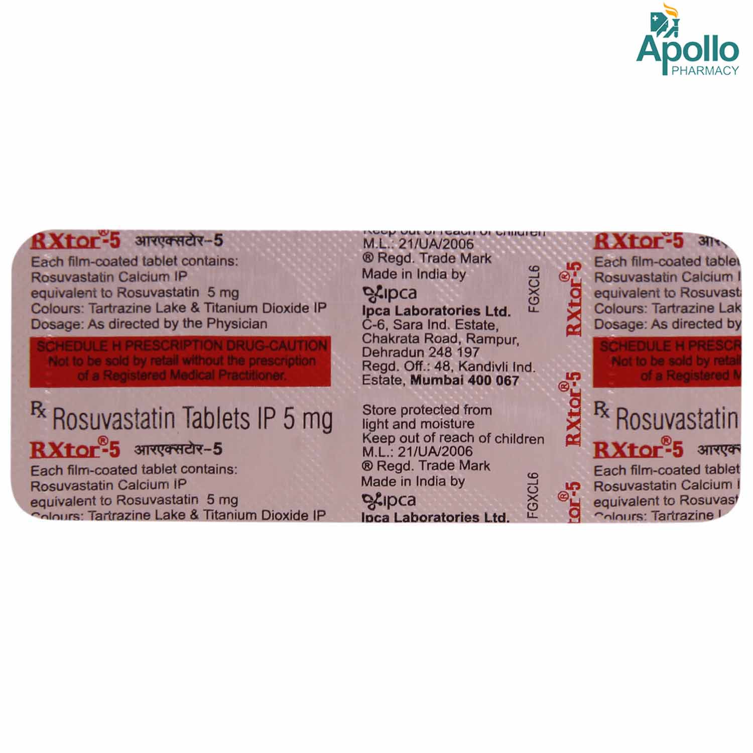 Rxtor-5 Tablet 10's, Pack of 10 TabletS Rxtor-5 Tablet 10's, Pack of 10 TabletS