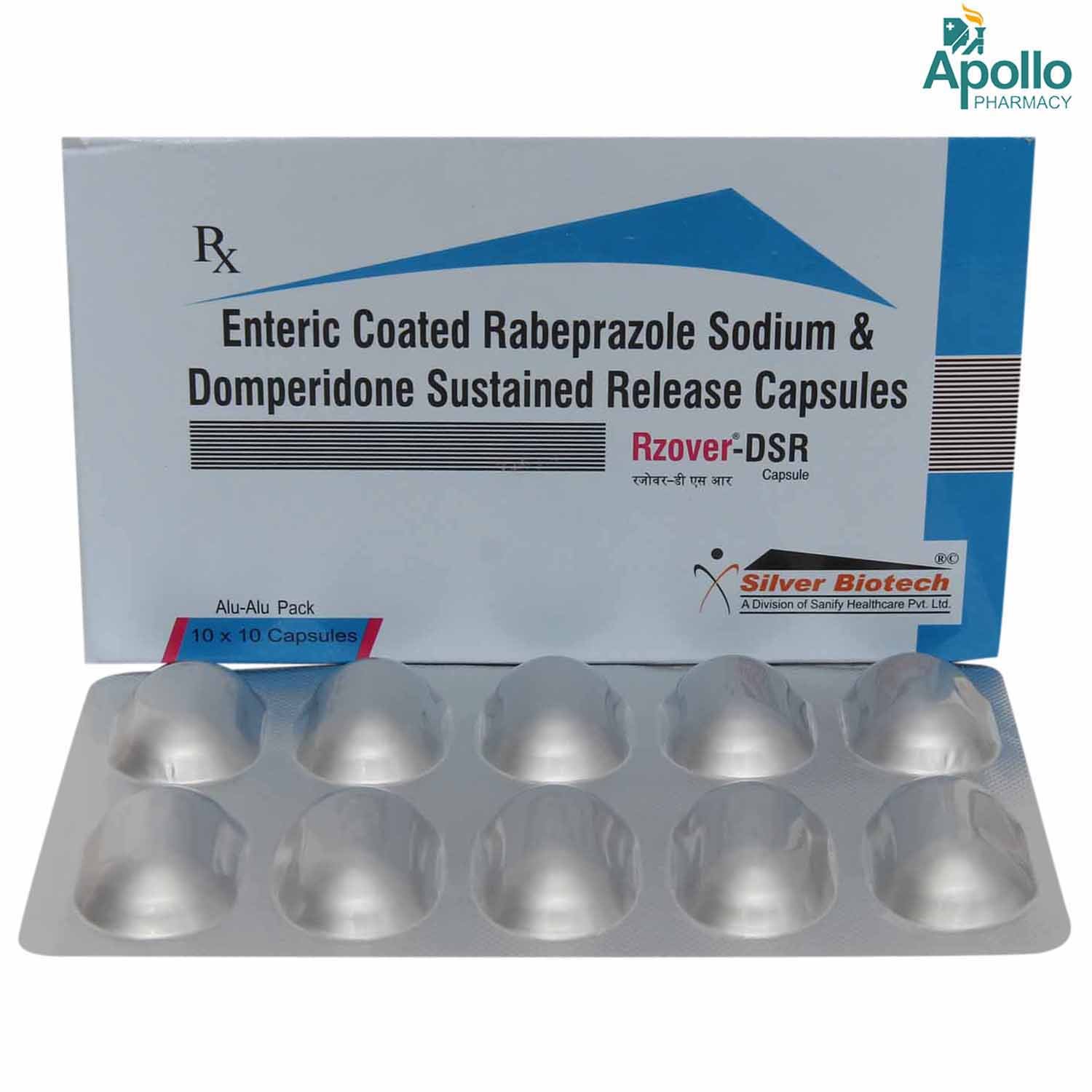 Rzover DSR Capsule 10's, Pack of 10 Rzover DSR Capsule 10's, Pack of 10