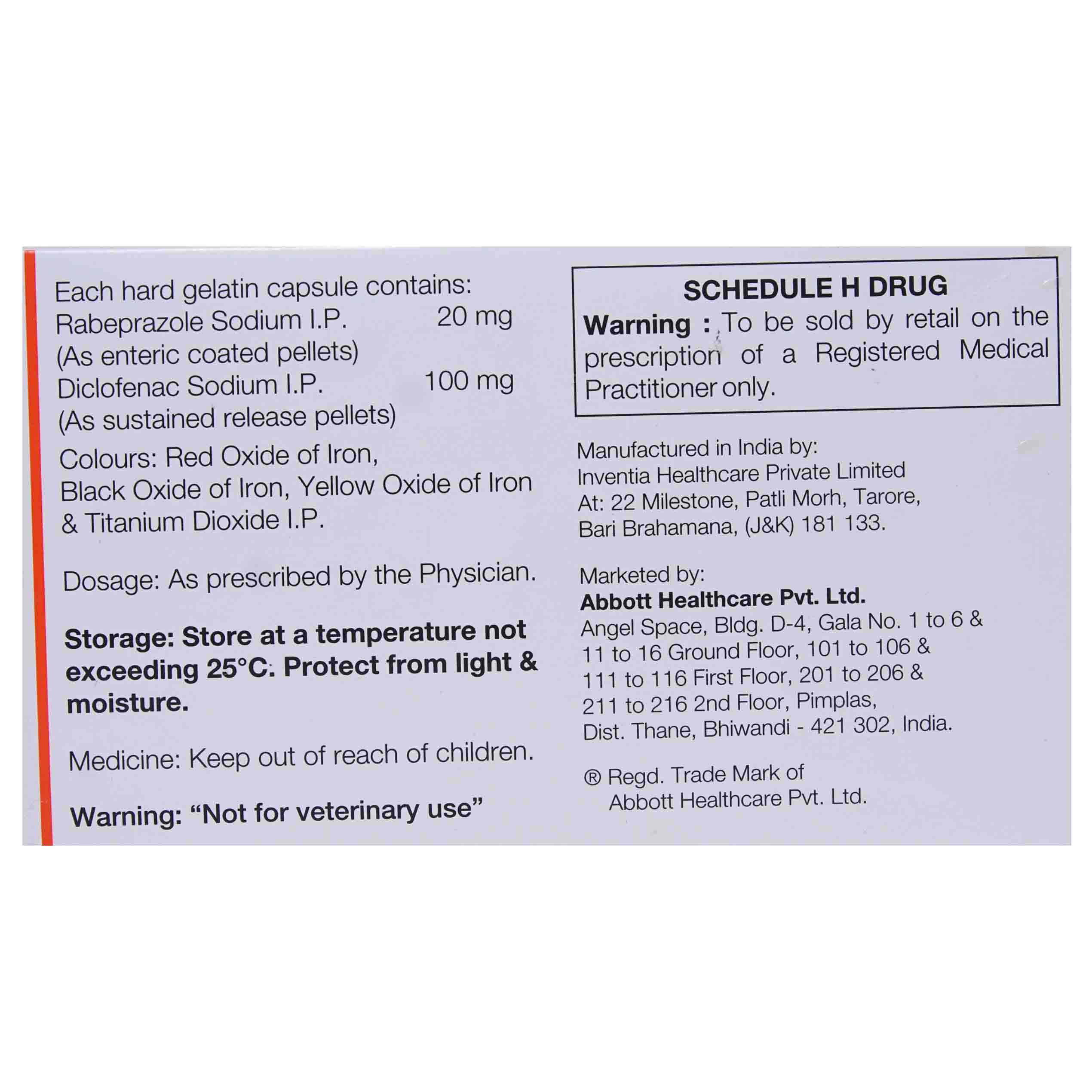 Safediclo Capsule 10's, Pack of 10 Safediclo Capsule 10's, Pack of 10