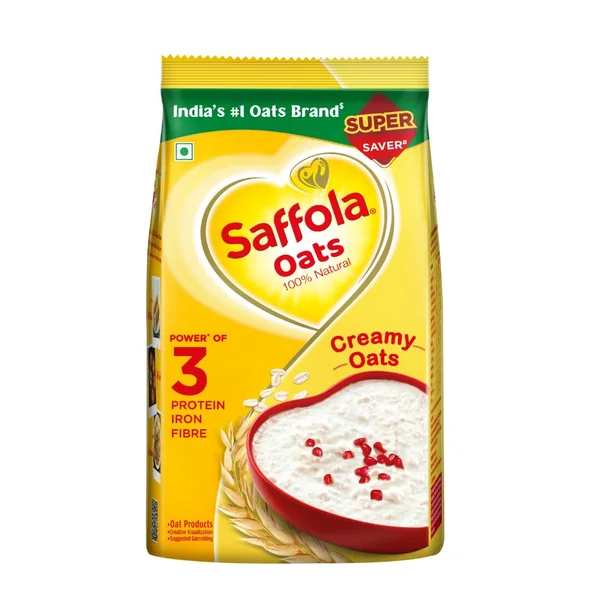 Saffola Creamy Oats, 500 gm, Pack of 1