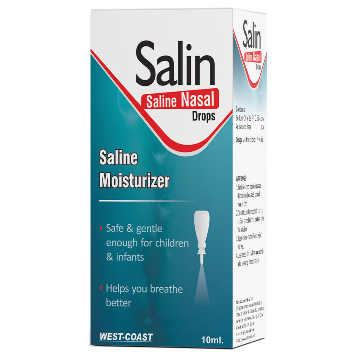 Buy Westcoast Salin Nasal Drops, 20 ml Online