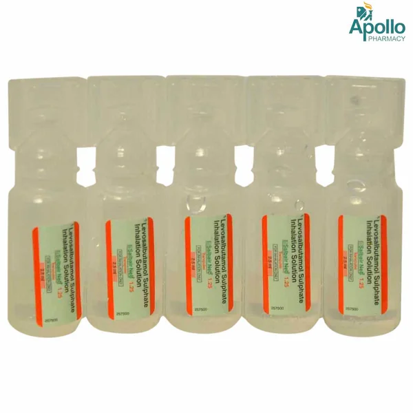 Salbair Neb 1.25 mg Respules 2.5 ml, Pack of 1 Respules