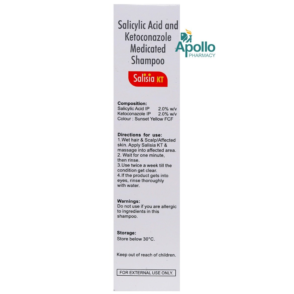 Salisia KT Shampoo, 75 ml, Pack of 1 SHAMPOO Salisia KT Shampoo, 75 ml, Pack of 1 SHAMPOO