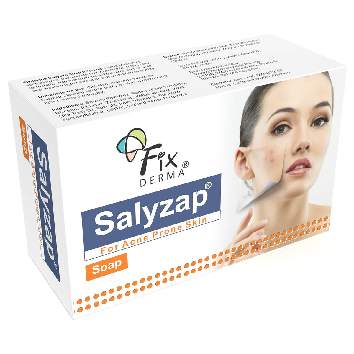 Fixderma Salyzap Soap 75 Gm, Pack of 1 Fixderma Salyzap Soap 75 Gm, Pack of 1