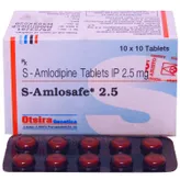 S Amlosafe 2.5 Tablet 10's, Pack of 10 TABLETS