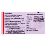 S Amlosafe 2.5 Tablet 10's, Pack of 10 TABLETS