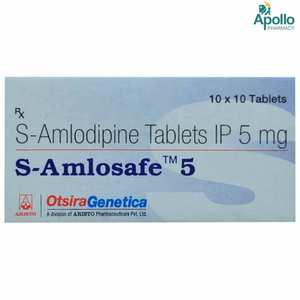 S Amlosafe 5mg Tablet 10's