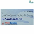 S Amlosafe 5mg Tablet 10's