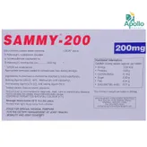 Sammy 200 Tablet 15's, Pack of 15 TABLETS