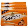 Santoor Sandal & Turmeric Soap, 4 x 75 gm