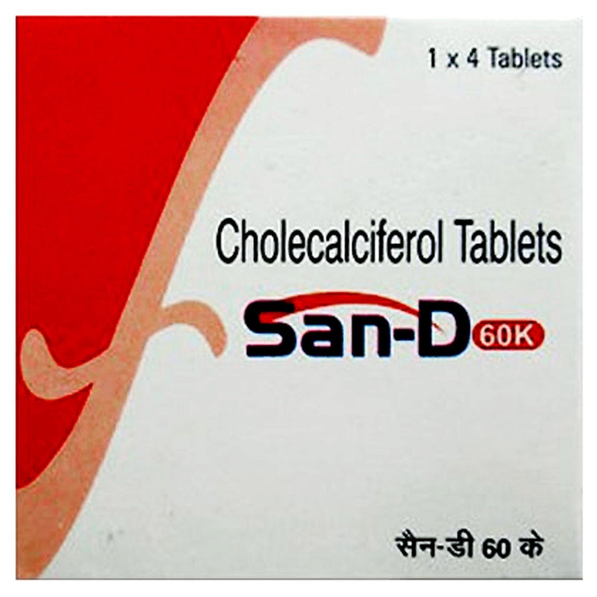 San-D 60K Tablet 4's, Pack of 4 San-D 60K Tablet 4's, Pack of 4