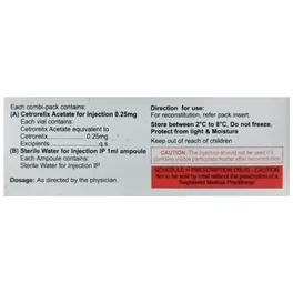 Buy Sanrox 0.25 mg Combipack Injection 1's online | Uses, Side Effects ...