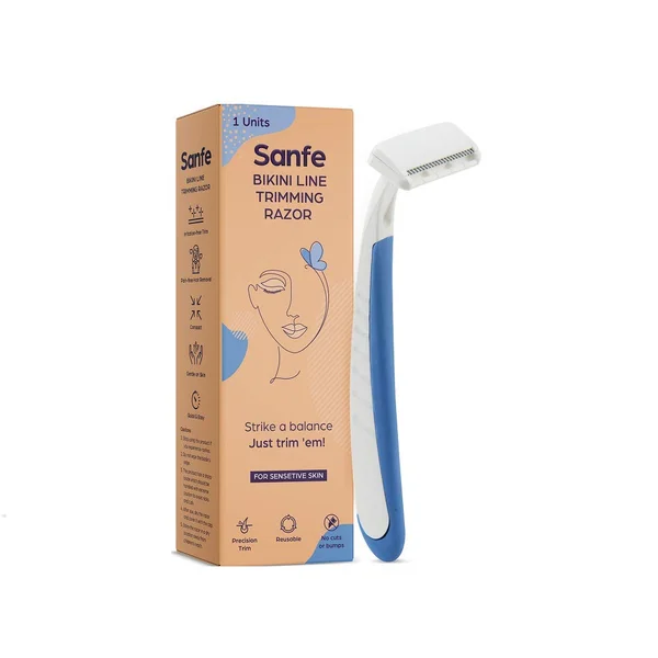 Sanfe Bikini Line Trimming Razor for Women, 1 Count