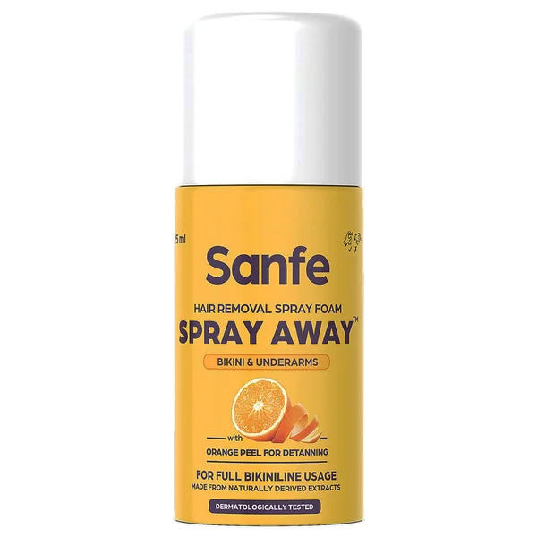 Sanfe Spray Away Hair Removal Spray Foam, 25 ml