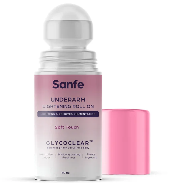 Sanfe Soft Touch Underarm Lightening Roll On For Women, 50 ml