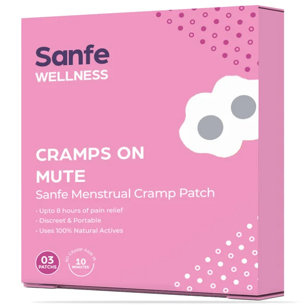 Sanfe Wellness Menstrual Cramp Patch, 3 Count