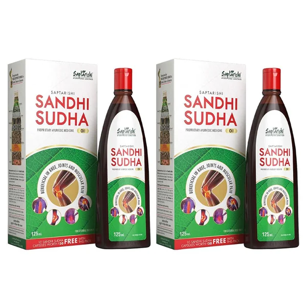 Saptarishi Sandhi Sudha Oil, 250 ml (2x125 ml)