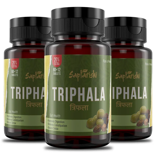 Saptarishi Triphala, 216 Tablets (3x72 Tablets)