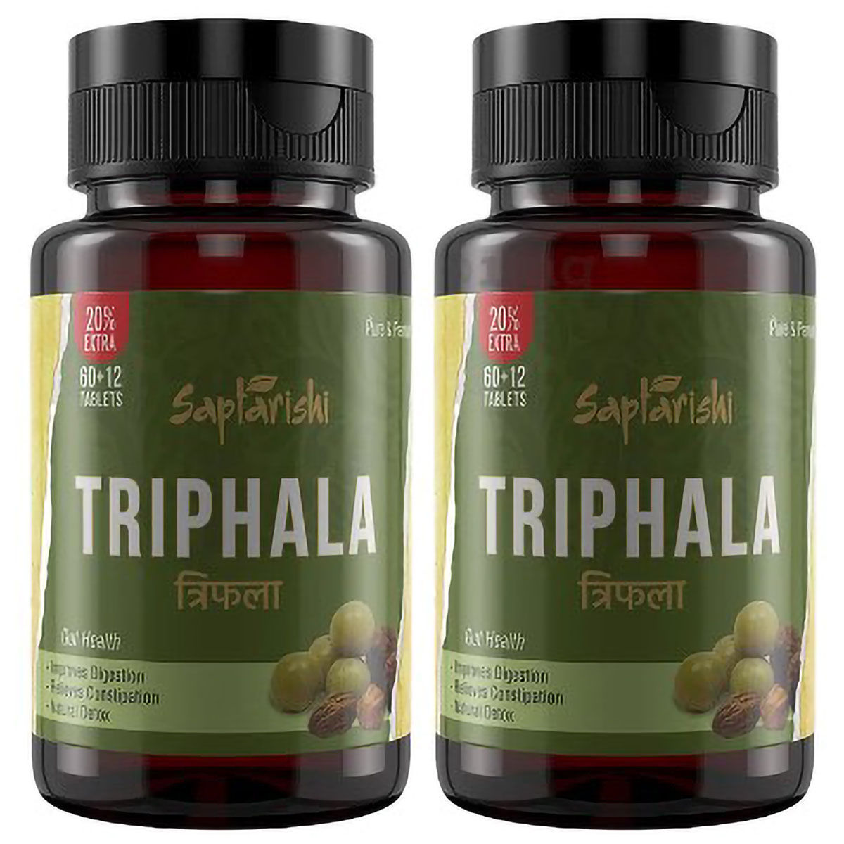 Buy Saptarishi Triphala, 144 Tablets (2x144 Tablets) | 19 Minutes ...