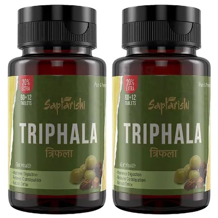 Saptarishi Triphala, 144 Tablets (2x144 Tablets)