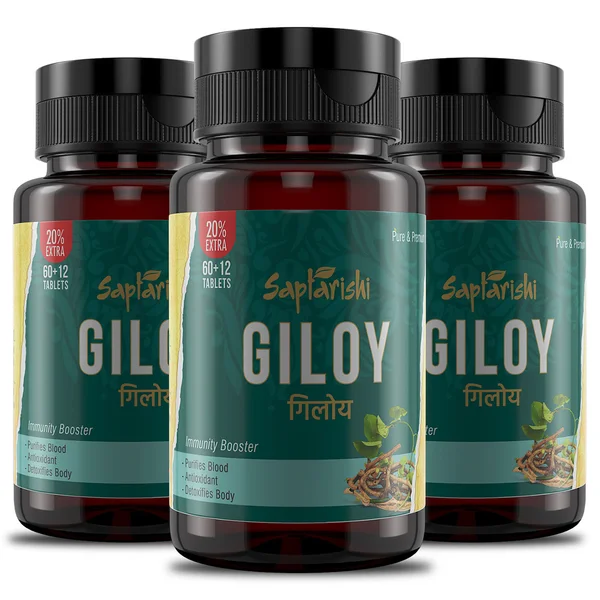 Saptarishi Giloy, 216 Tablets (3x72 Tablets)