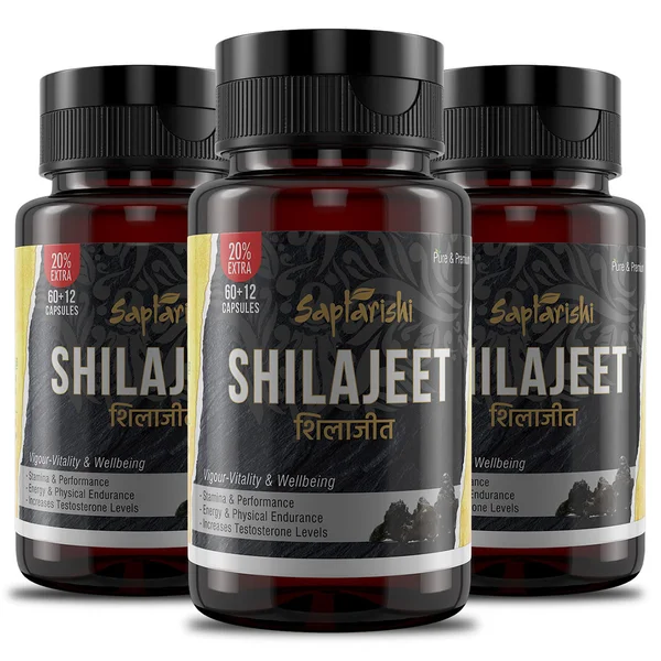 Saptarishi Shilajeet, 216 Capsules (3x72 Capsules)