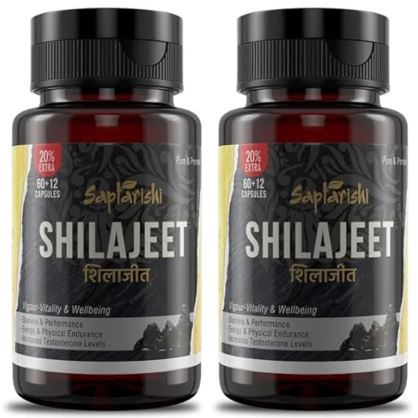 Saptarishi Shilajeet, 144 Capsules (2x72 Capsules)