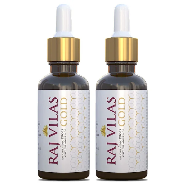 Saptarishi Raj Vilas Gold Adult Drops, 60 ml (2x30 ml)