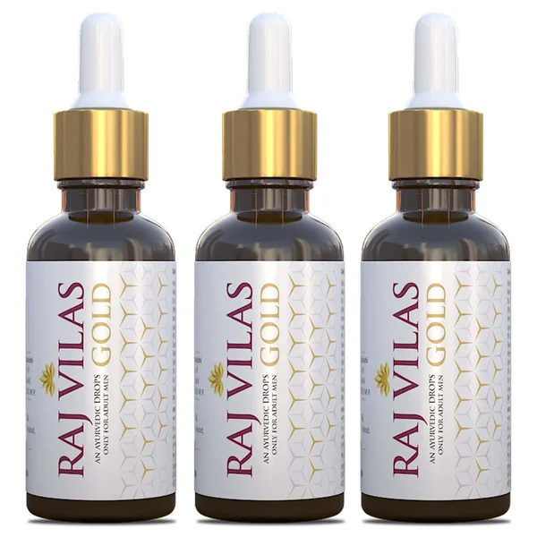 Saptarishi Rajvilas Gold Adult Drop, 90 ml (3x30 ml)