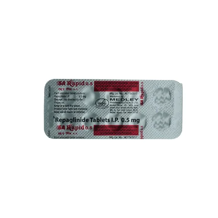SA Rapid 0.5mg Tablet 10's