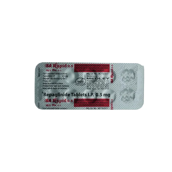 SA Rapid 0.5mg Tablet 10's, Pack of 10 TABLETS