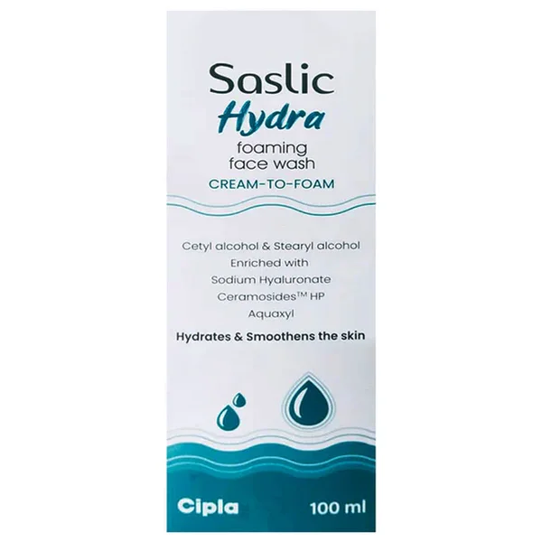 Saslic Hydra Foaming Face Wash, 100 ml