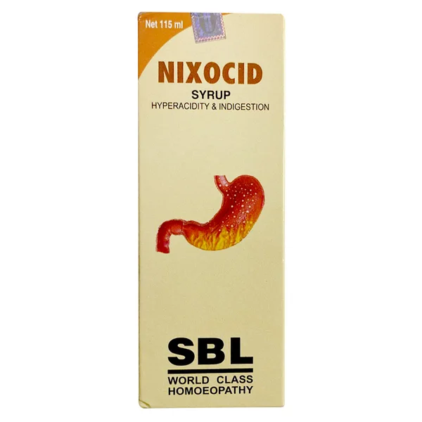 SBL Nixocid Syrup, 115 ml, Pack of 1