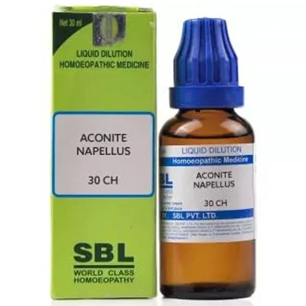 SBL Aconitum Napellus 30 CH Dilution, 30 ml