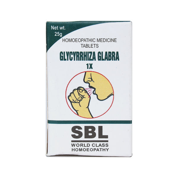 Buy SBL Glycyrrhiza Glabra 1X Tablets, 25 gm Online