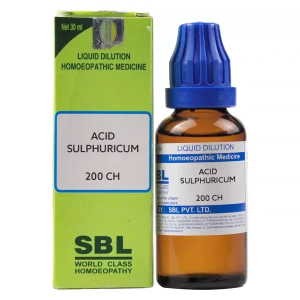 SBL Acid Sulphuricum 200 CH Dilution, 30 ml