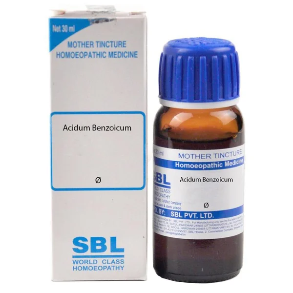SBL Acidum Benzoicum Q Mother Tincture, 30 ml