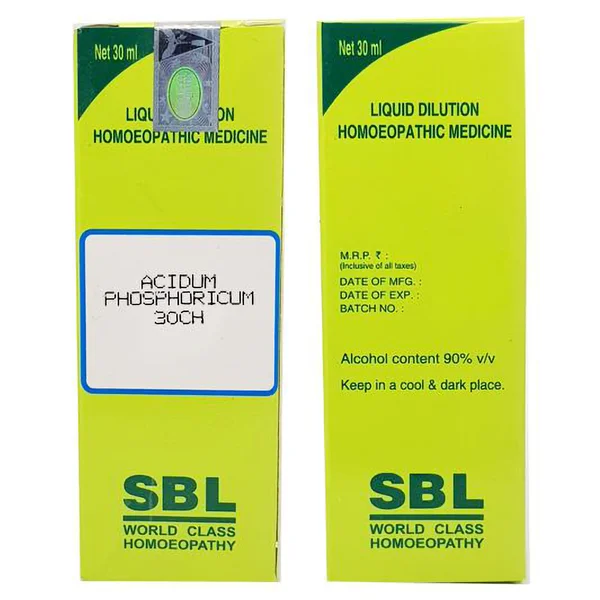 SBL Acidum Phosphoricum 30 CH Dilution, 30 ml