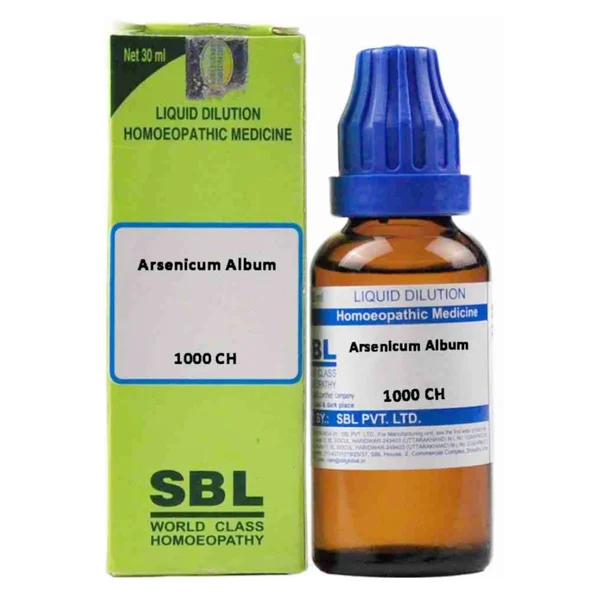 SBL Arsenicum Album 1000 CH Dilution, 30 ml