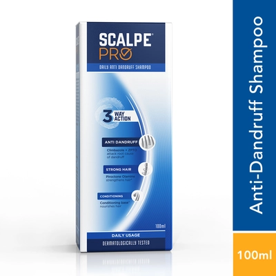 Scalpe Pro Daily Anti Dandruff Shampoo, 100 ml, Pack of 1