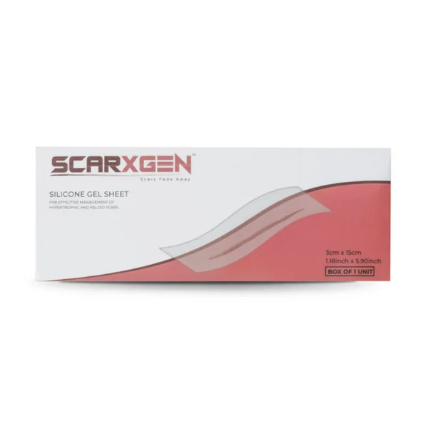 Scarxgen Silicone Gel Sheet 3x15cm
